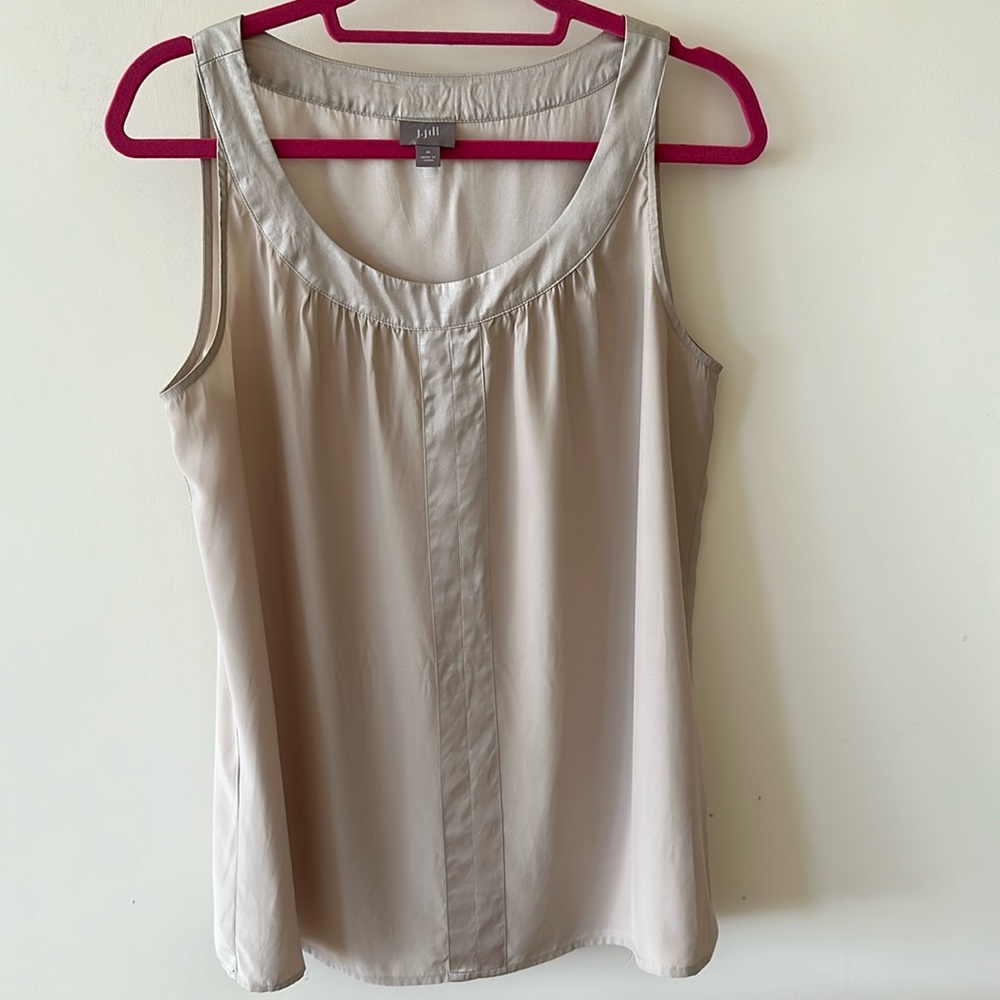 JJill silk tank top size M